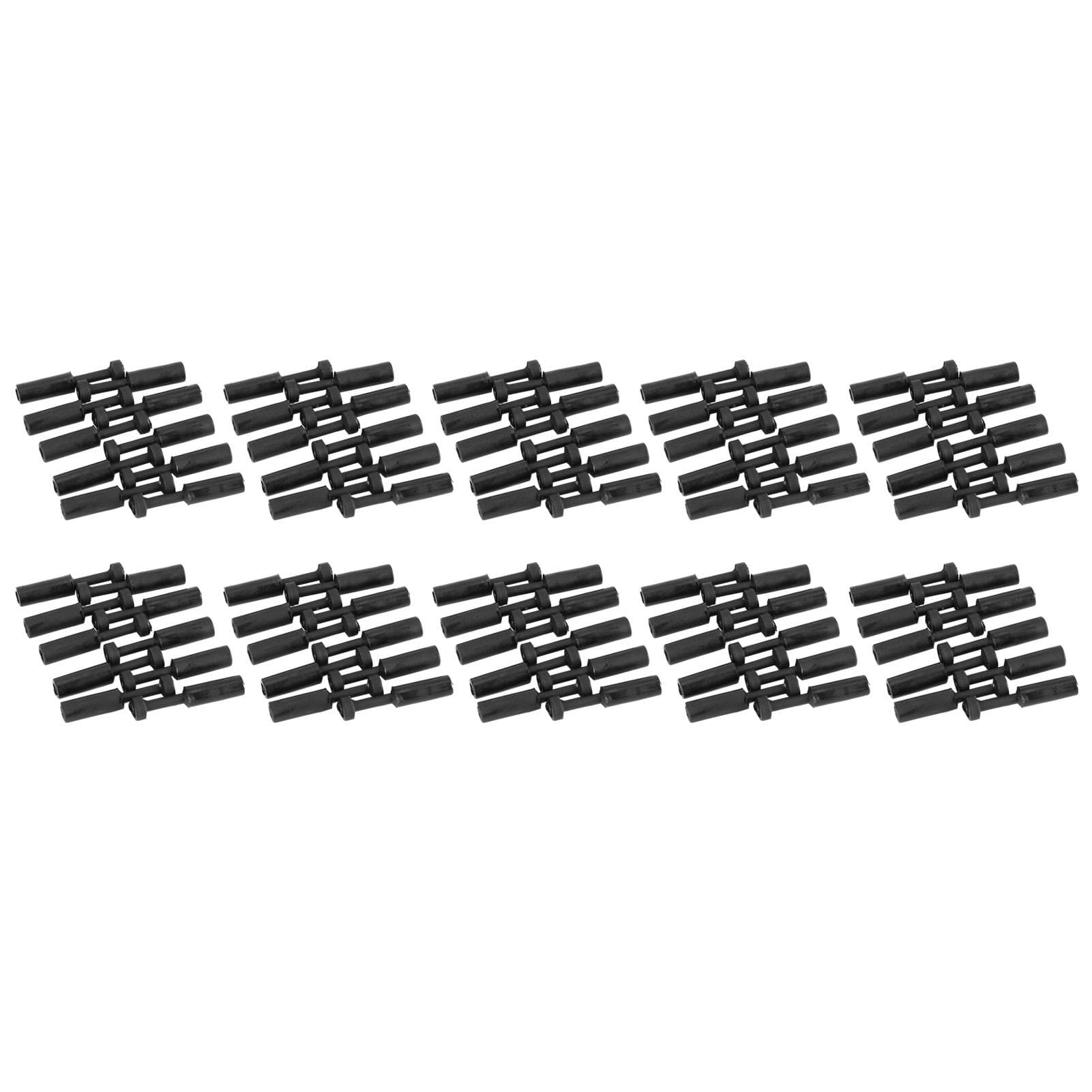 100Pcs End Plug Pneumatic Composite Pipe Connector Quick Connect Plug Pushin Tube Fitting