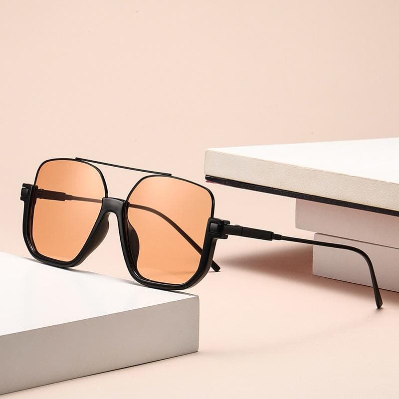 UV400 Sunglasses Women Men Luxury Retro Large Frame Designer Travel Sun Glasses UV Protection