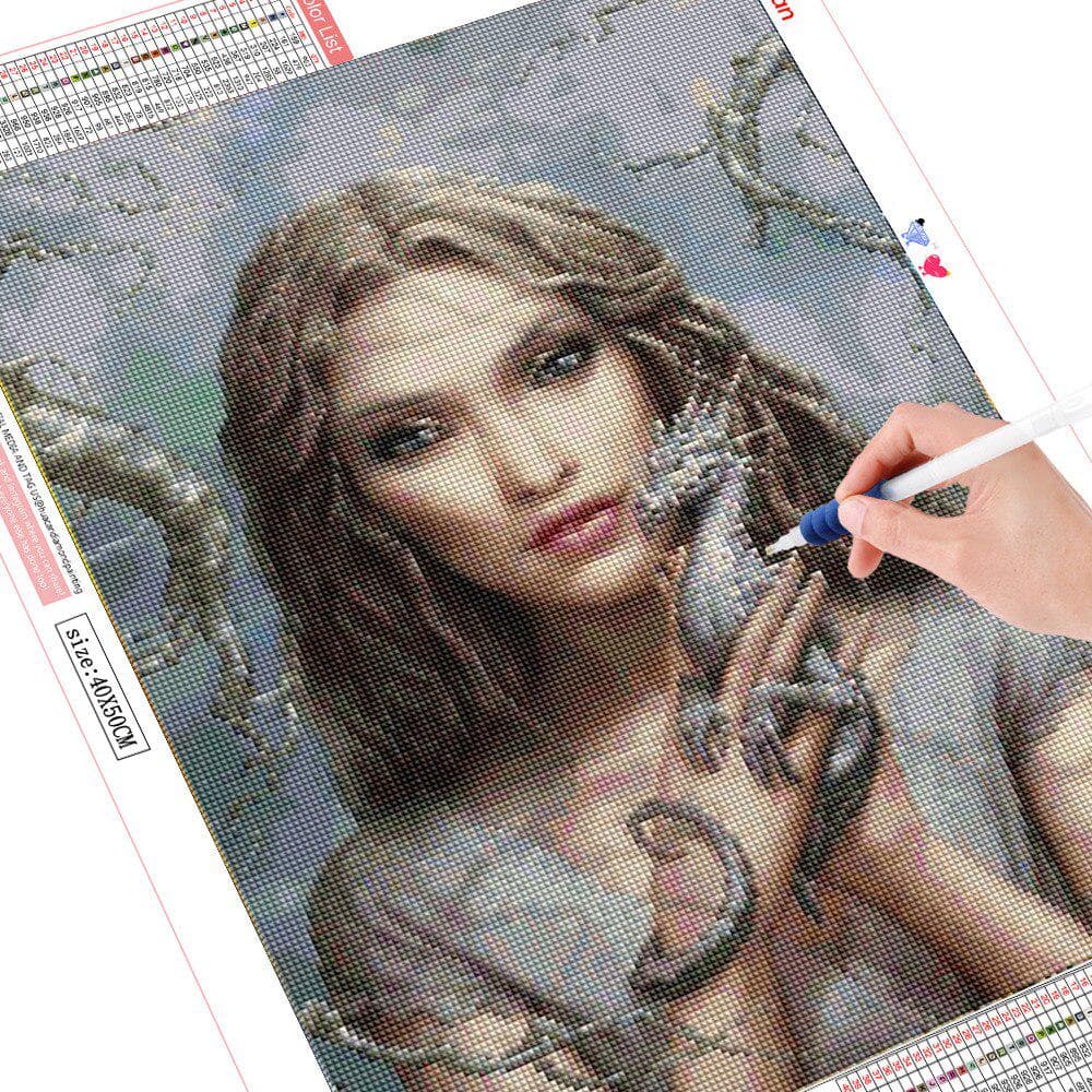 Diamond Painting 5D Beauty Diamond Embroidery sale Diamond Mosaic Cross Stitch Full Round Picture 20X30