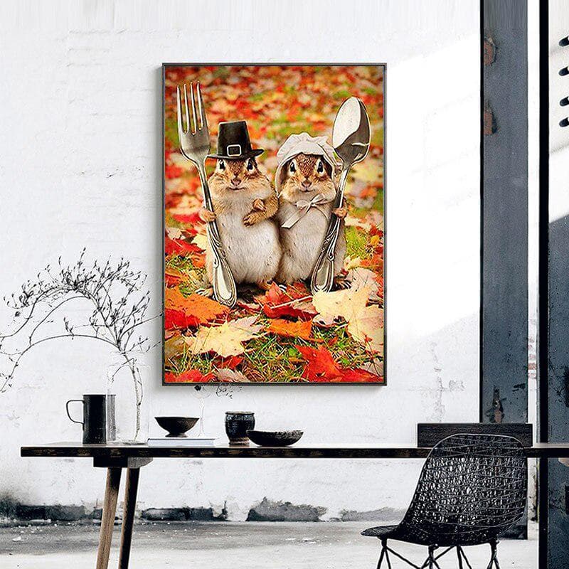 Diamond Painting Mosaic Lovely Mouse Lovers Diamond Rhinestone Embroidery Cross Stitch 20X30CM