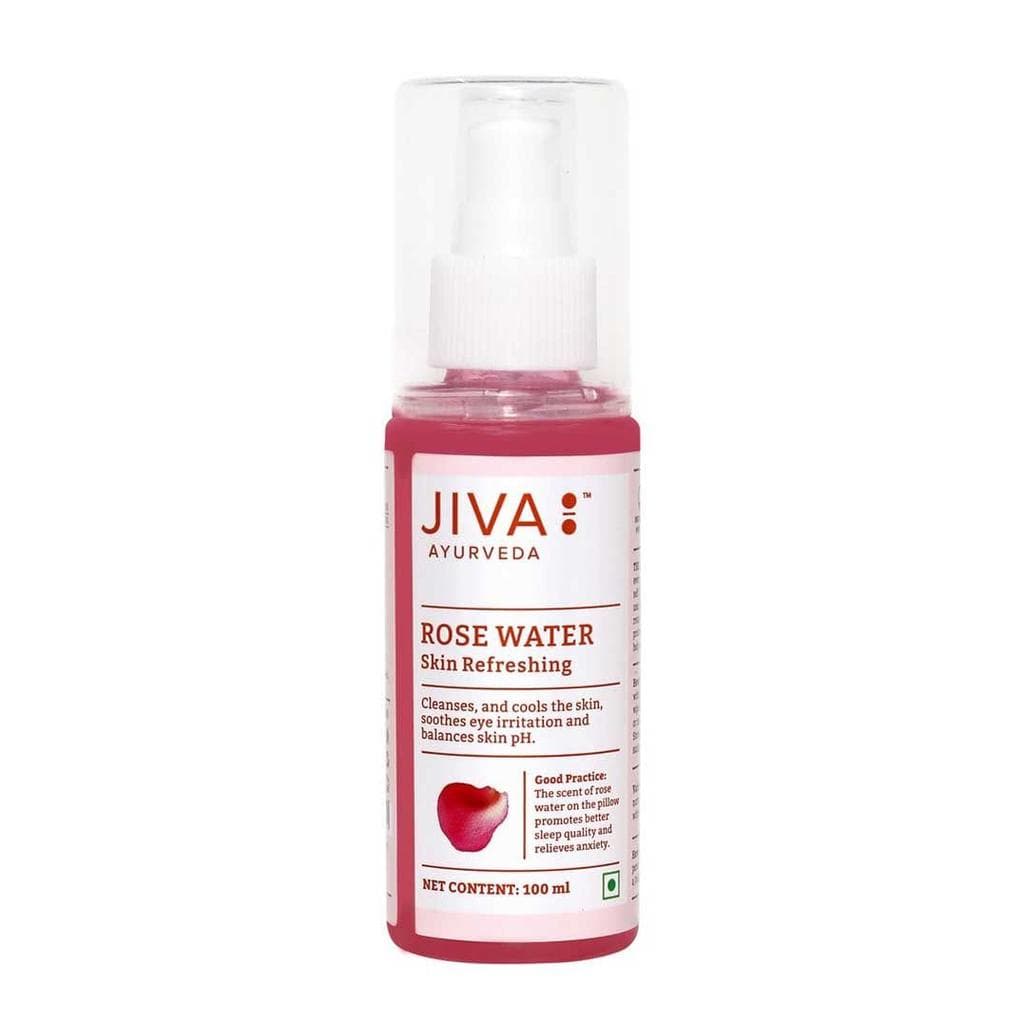 Jiva Rose Water 100 ml skin refreshing, cleansing the skin Pack = 100 ml