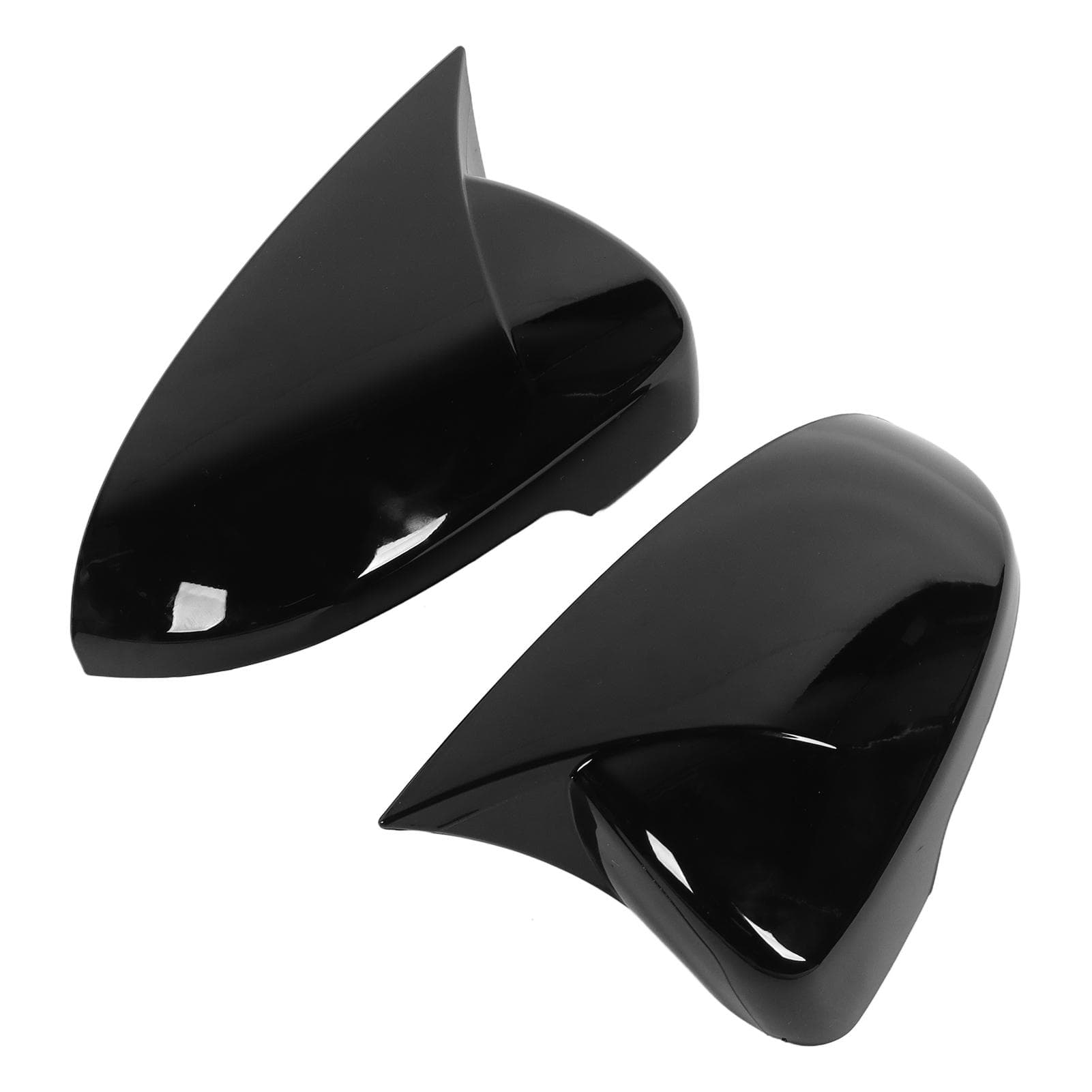 Pair Horn Shape Door Mirror Covers Side Mirror Caps Replacement for Hyundai Tucson 2019?2020Carbon