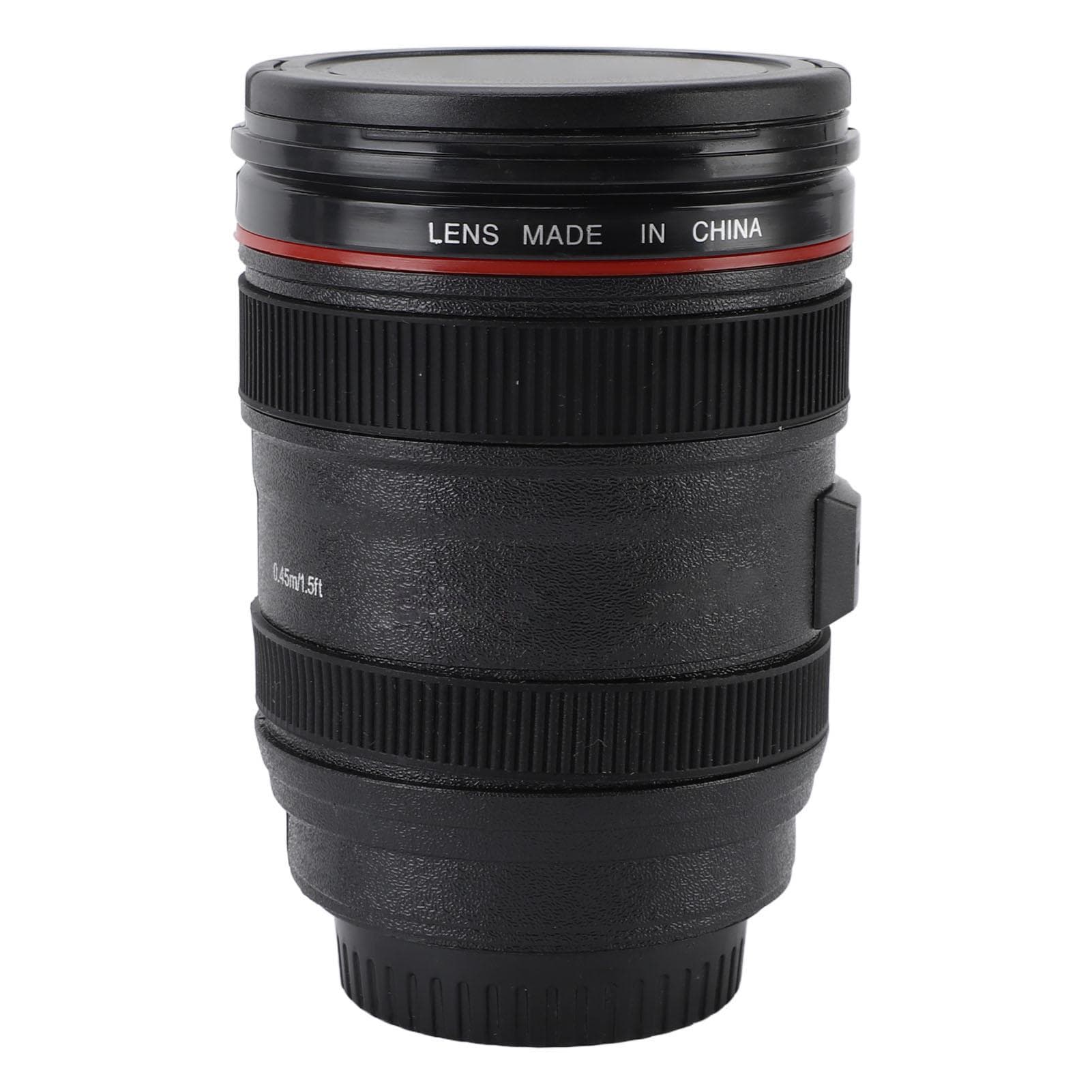 Camera Lens Coffee Mug Multipurpose Innovative Leakproof Camera Lens Cups for Photographers