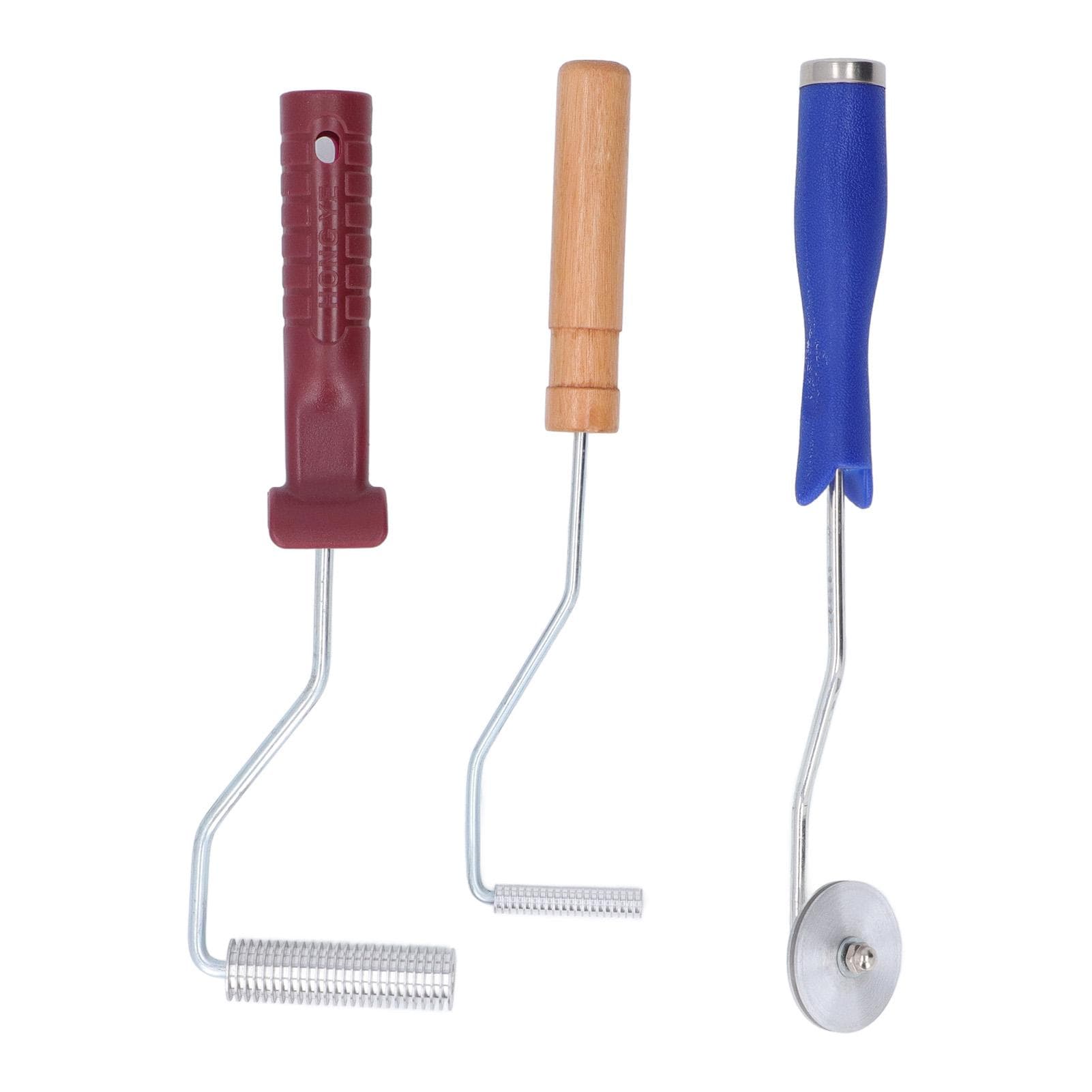 3Pcs Fiberglass Roller Tools Kit Aluminum Alloy Fiberglass Resin Laminating Bubble Roller Set for