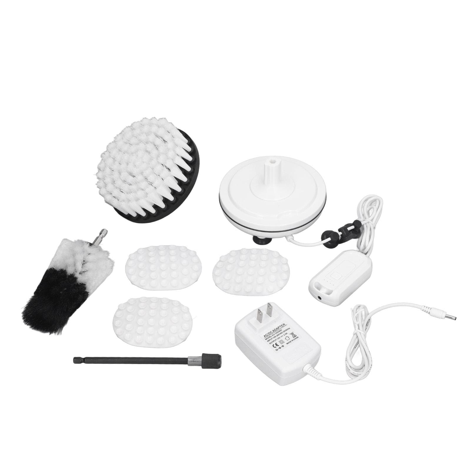Shoe Electric Cleaning Brush Strong Power Deep Cleaning Universal Shoe Shine Disc Cone Brush Set