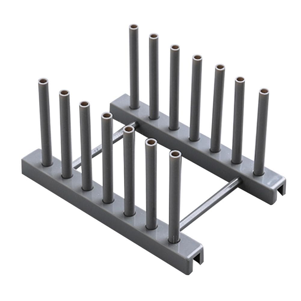 1Pc Removable Dish Plate Drying Rack Draining Board Stand Holder for Kitchen Supplies(Grey) Gray