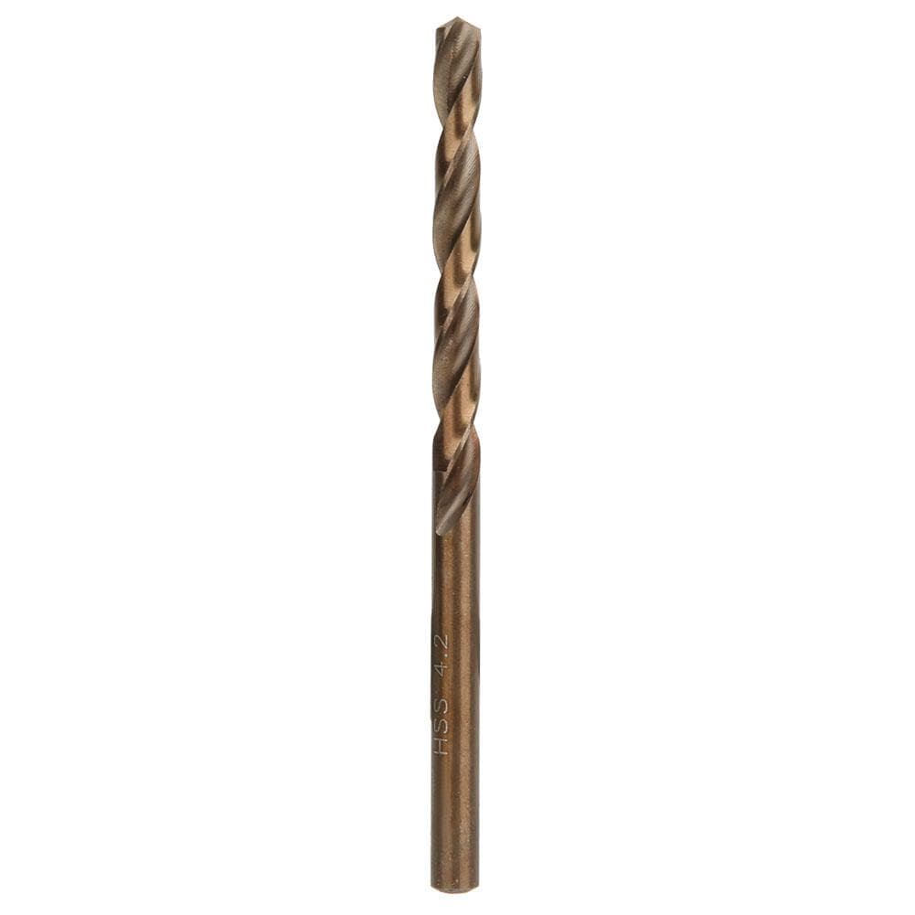 10pcsbox High Speed Steel Drill Bits Metal Drilling Tool Power Tool Parts4.2mm