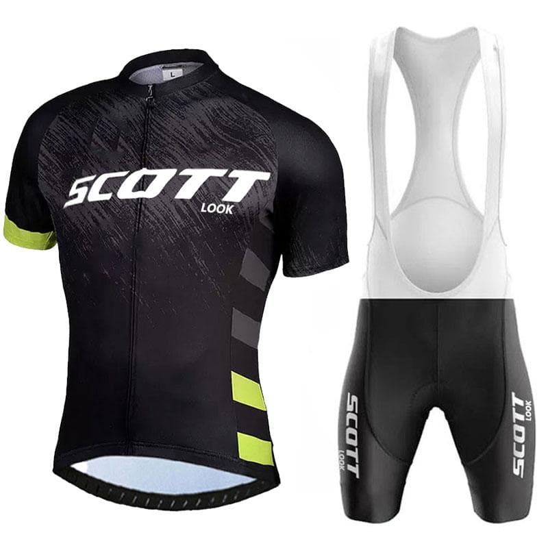 2025 Team Sportwear Cycling Jersey Set Summer Cycling Clothing MTB Bike Clothes Uniform Maillot Ropa Ciclismo Man Bicycle Suit M