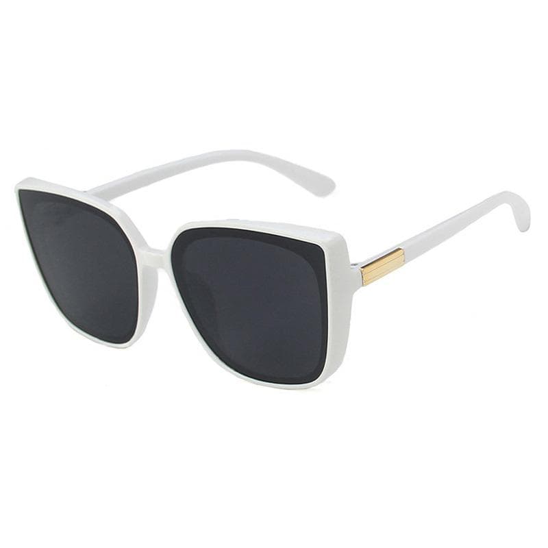 Square Big Face Sunglasses Women Retro European American Trendy Oversized Frame Net Red Same Style Eyewear