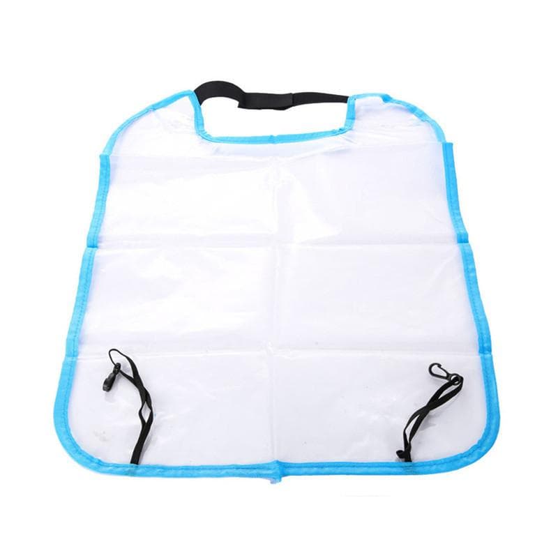 Car Seat Cover Protector for Kids Baby Kick Mat Mud Clean Dirt Decals Car Auto Seat Kicking From Mud Dirt Automobile Kicking Mat blue