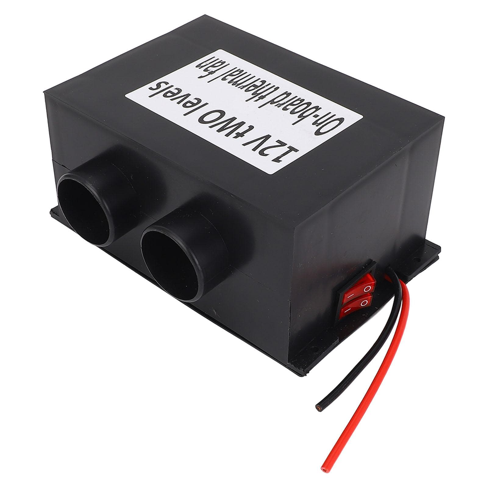 2 Hole Car Heater DC 12V 600W Portable Small Electric Windshield Defroster Kit Warmer Defogger for
