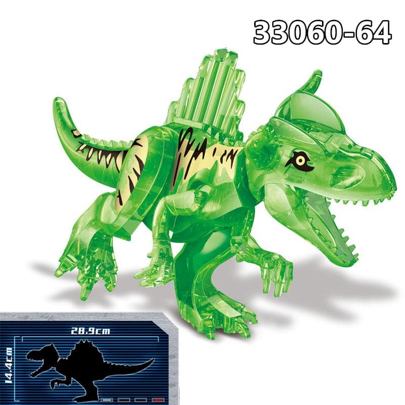 28CM Huge Raptor Carnotaurus Building Blocks Dinosaur Bricks Tyrannosaurus T-Rex Assemble Kids Toys Kids Gift Christmas Gifts 31