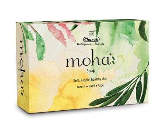 Moha: soap with Neem, Basil and Aloe Vera (100 g), Moha Soap, Charak 6.237500000000001