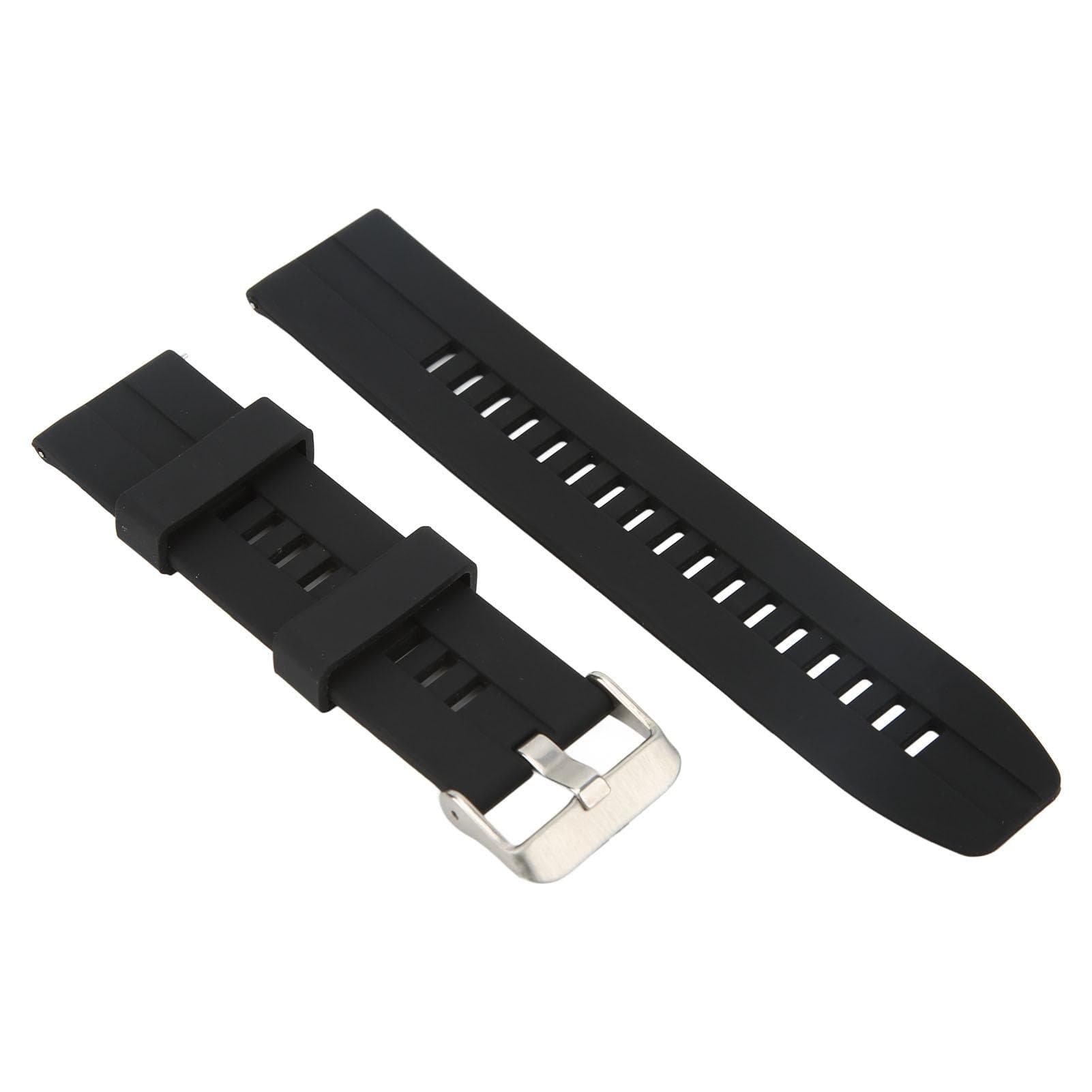 Smartwatch Strap Soft Silicone Smartwatch Wristband Bracelet Replacement for Huawei GT2 GT2e Black