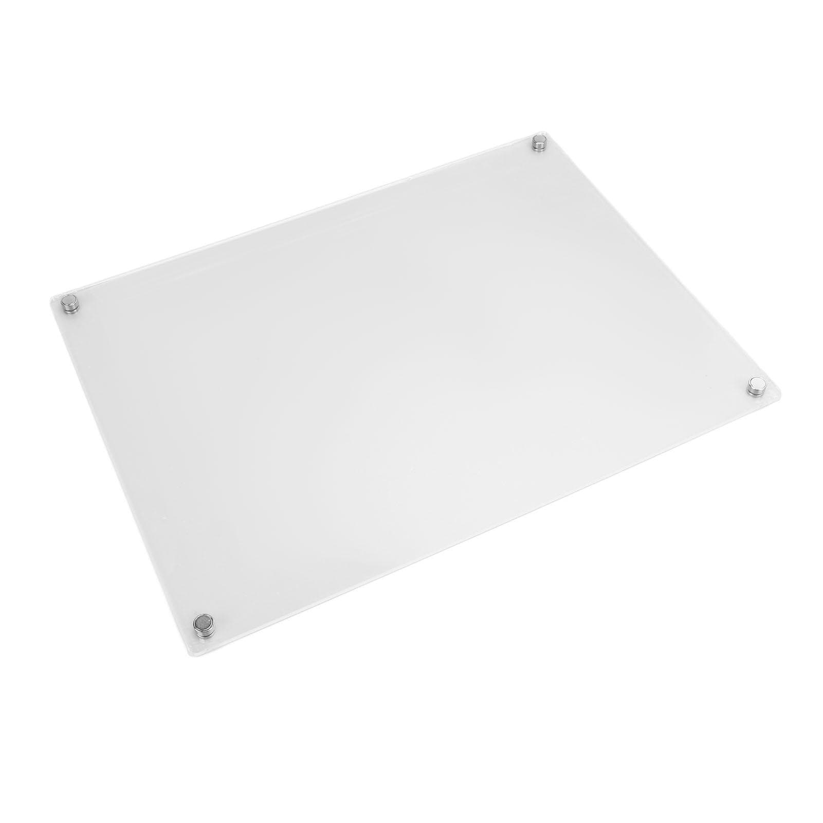 Acrylic Magnetic Dry Erase Board Calendar for Fridge Reusable Clear Planner with 6 Markers 15.7in X