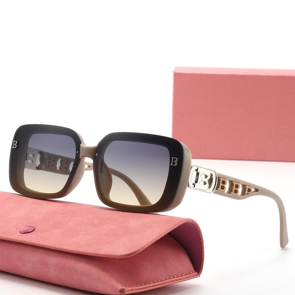 New Luxury Women Sunglasses Stylish Designer Square Female Sun Glasses UV400 Protection Fashion Shades No Case