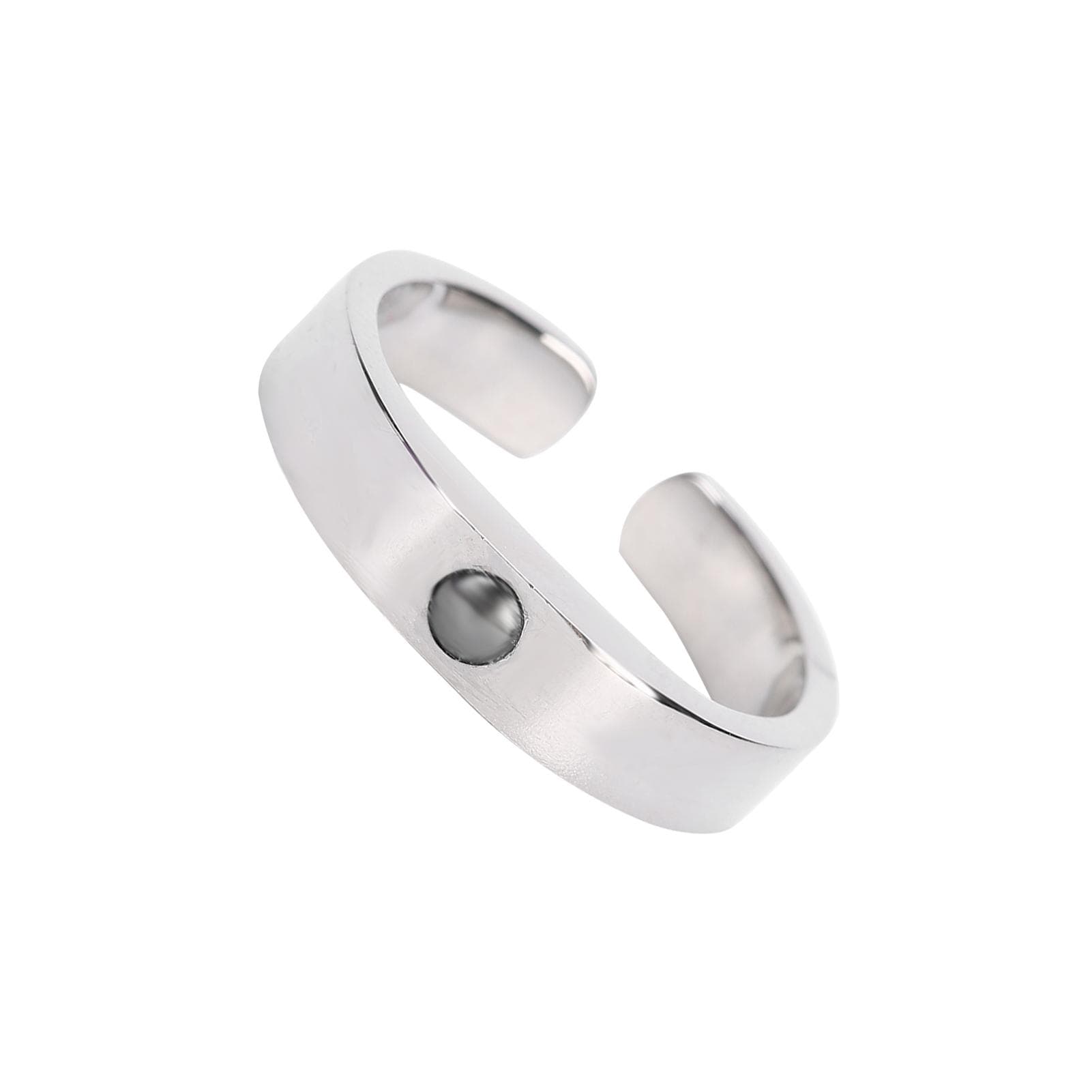 Anti Snore Ring Magnetic Therapy Acupoint Press Anti Snoring Device Ring for Health Care (M)