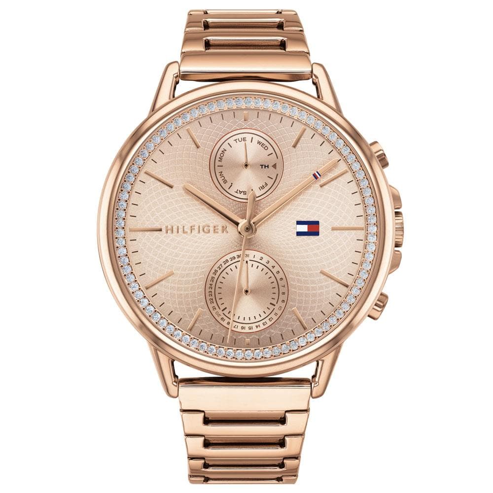 Tommy Hilfiger 1781915 Women’s Stainless Steel Quartz Watch 38mm rose gold