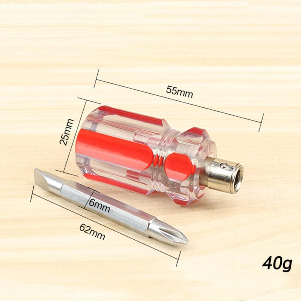 Precision Screwdriver Mini Short Handle Screwdriver Portable Multifunctional New Crystal Style