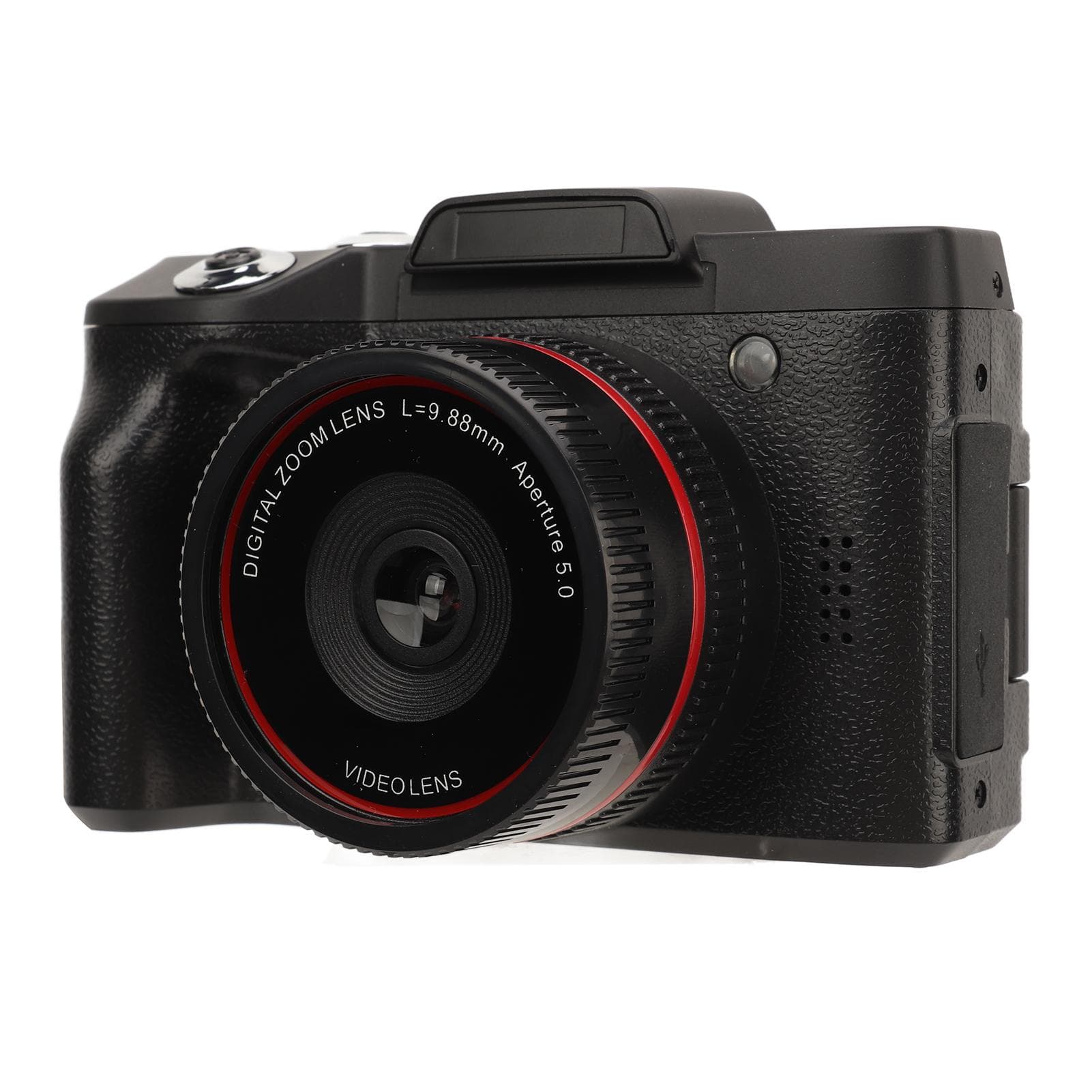 1080P Digital Camera 16MP HD Flip 2.4in TFT Screen 14 Thread Hole 16X Digital Zoom Compact Camera