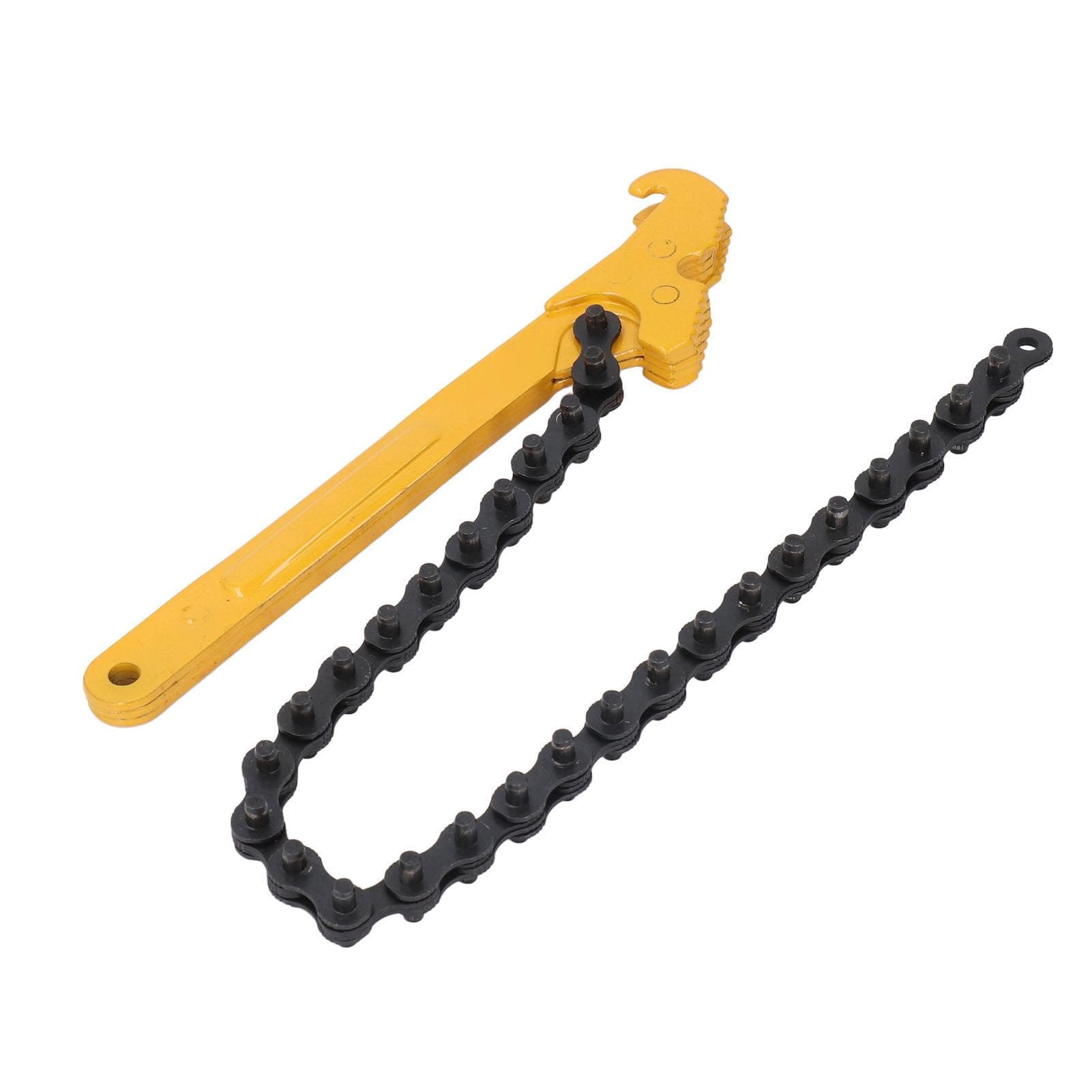 Chain Wrench Multifunctional Adjustable Heavy Duty Alloy Steel Chain Oil Filter Wrench