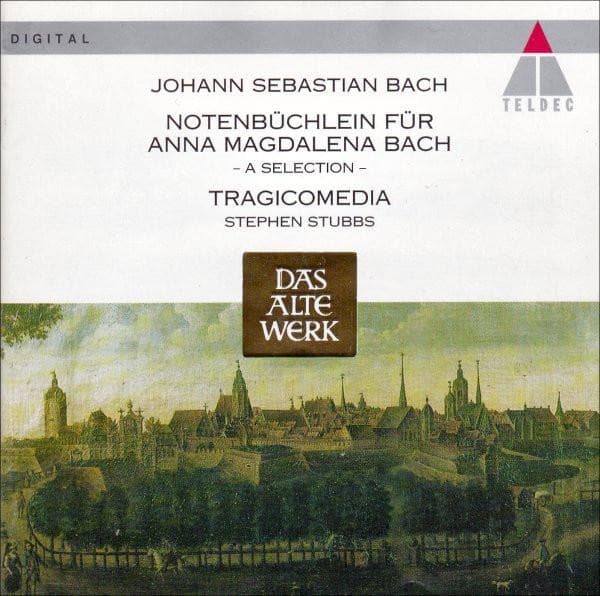 CD BACH, STEPHEN STUBBS; TRAGICOMEDIA - Bach: Notenbuchlein fur Anna Magdal 4509911832 Teldec 1994 Germany ObiClassical Used