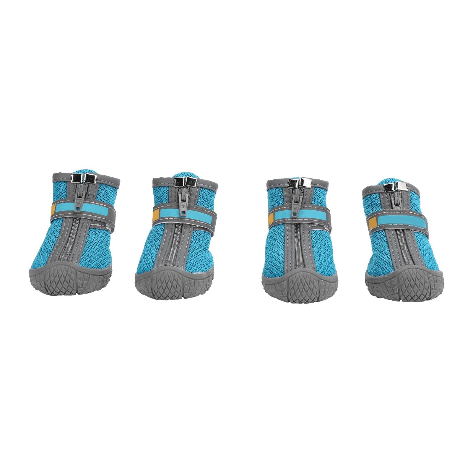 Small Puppy Dog Shoes Lightweight Outdoor Breathable Non Slip Boots Pet Accessory(Lake Blue (9Hole 1 Size
