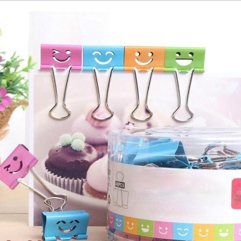 10Pcs1Lot Metal Clip Cute Binder Clips for Album Foto Memo Paper Clips Stationary Office Supplies 10PCS