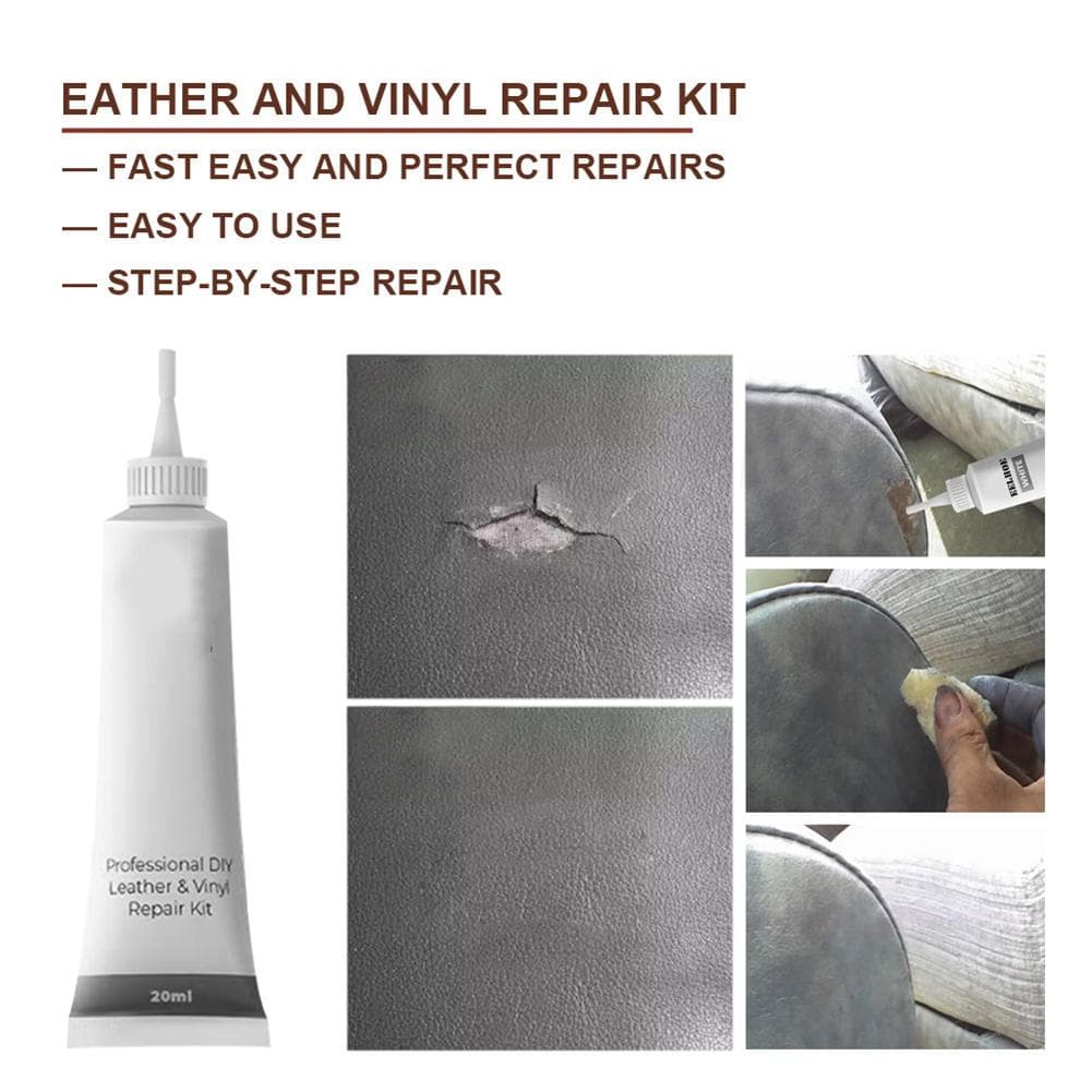 20ML PU Leather Repair Gel Car Seats PU Leather Scratch Repair Agent Multipurpose Durable Car Seat