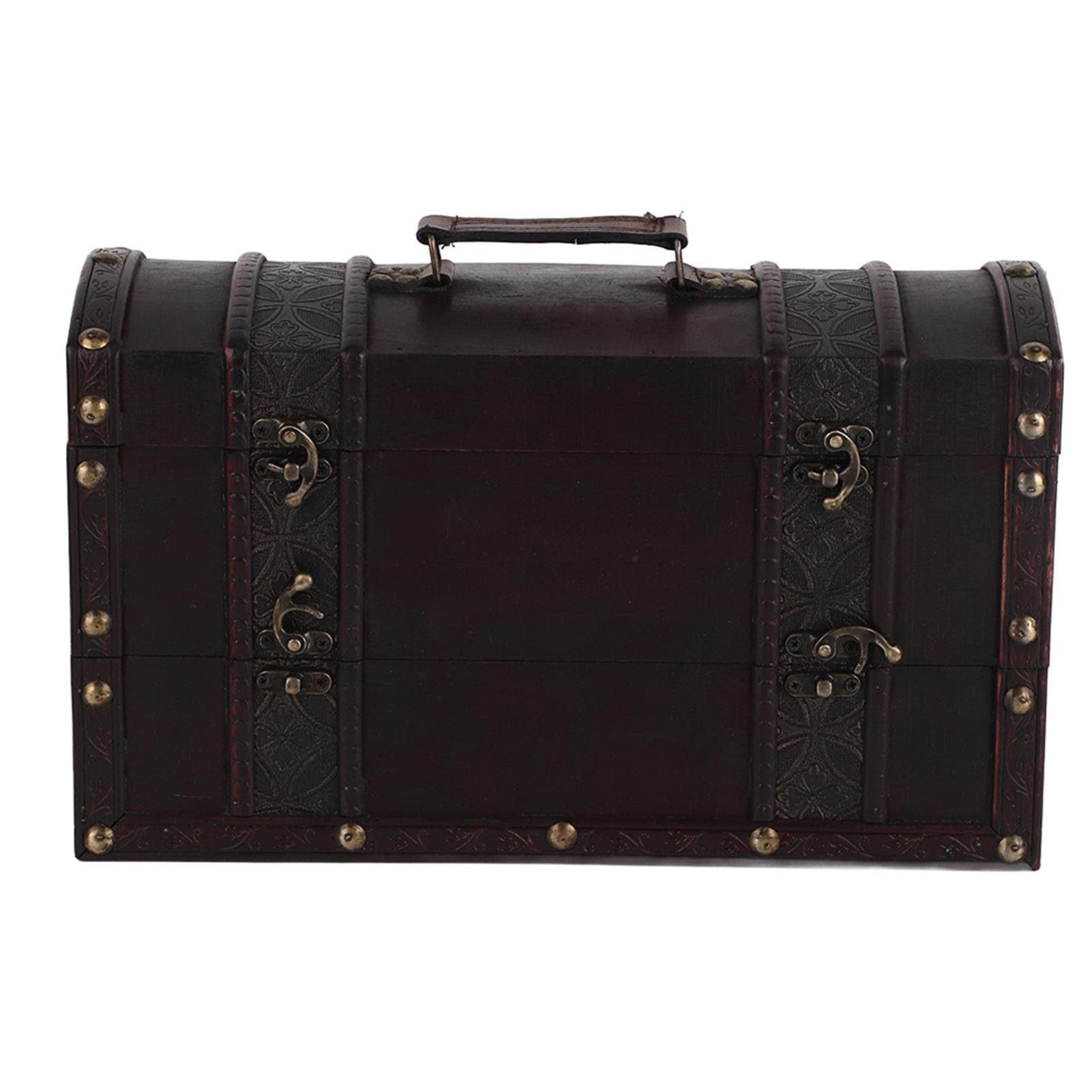 Desktop Vintage Wooden Large Capacity Jewelry Box Storage Box Jewelry Container Box