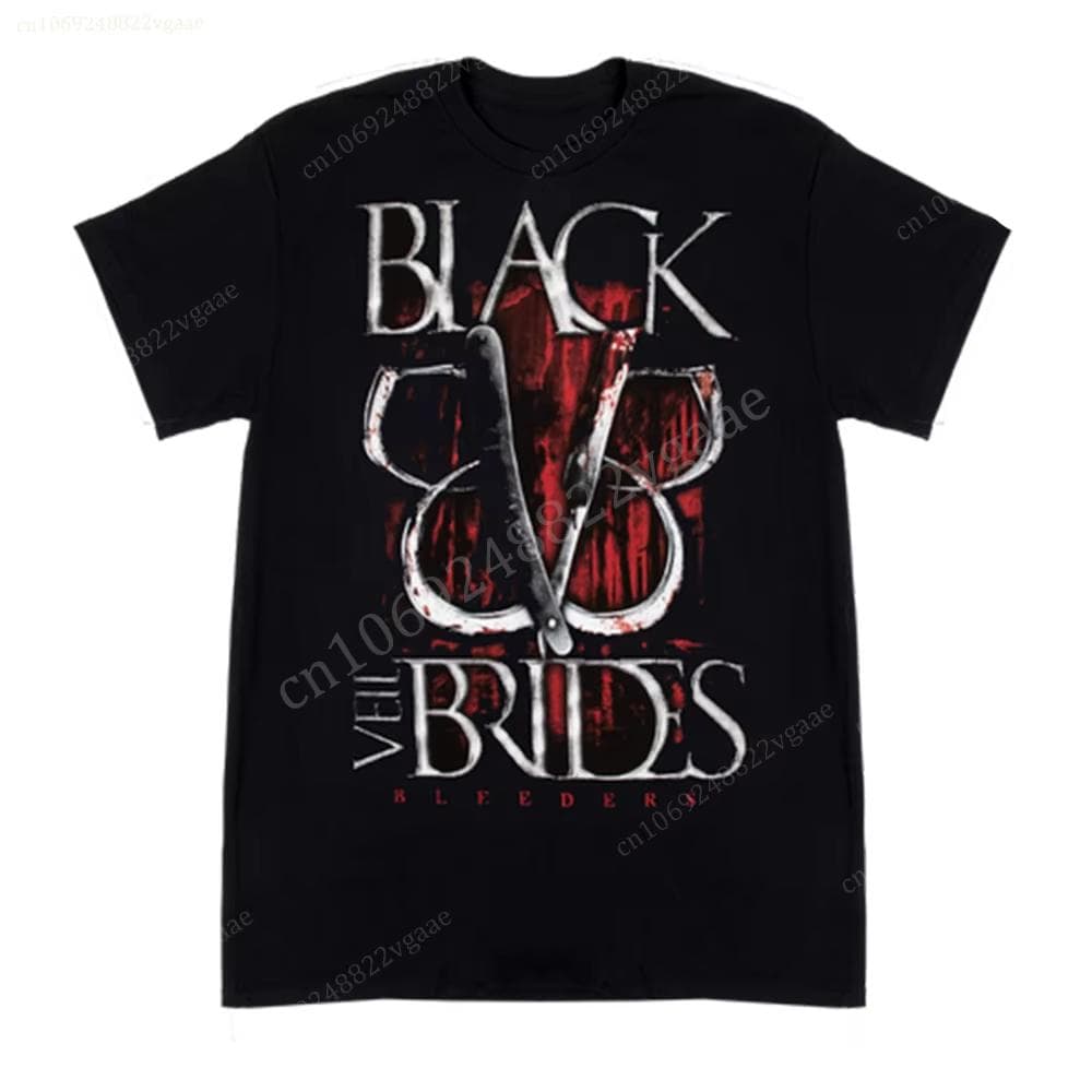 Summer Black Veil Brides T Shirt Men Cotton Women Vintage Short Sleeve Kids Tee Shirt Oversized Tops XL