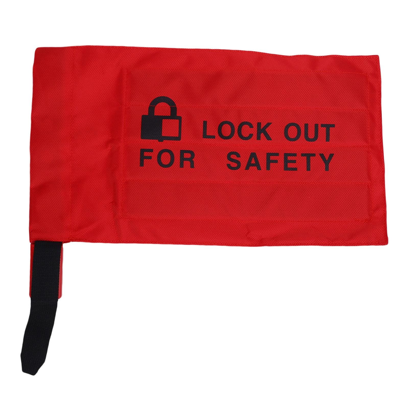 Electrical Plug Lockout Lock Bag Industrial Safety Plug Tagout Bag for Hoist Control