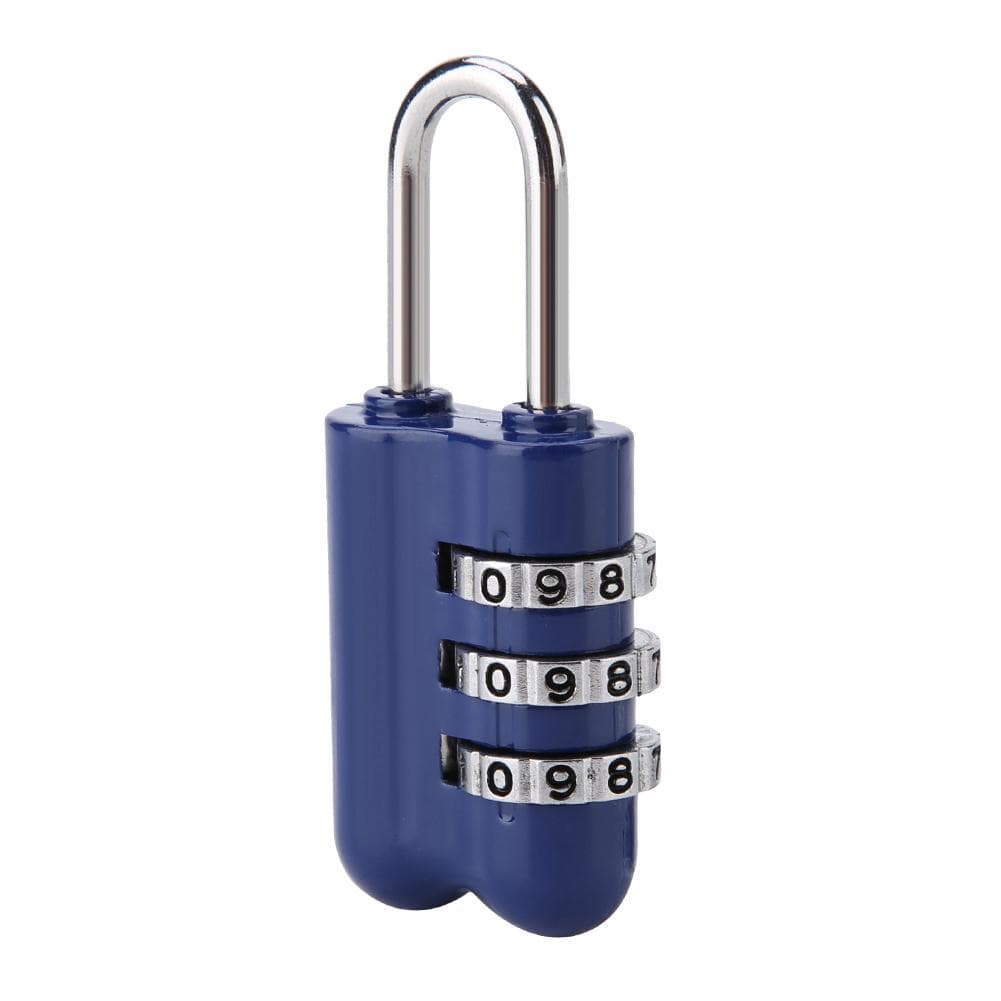 3Digit Combination Password Lock Zinc Alloy Luggage Padlock Coded Lock Anti Theft
