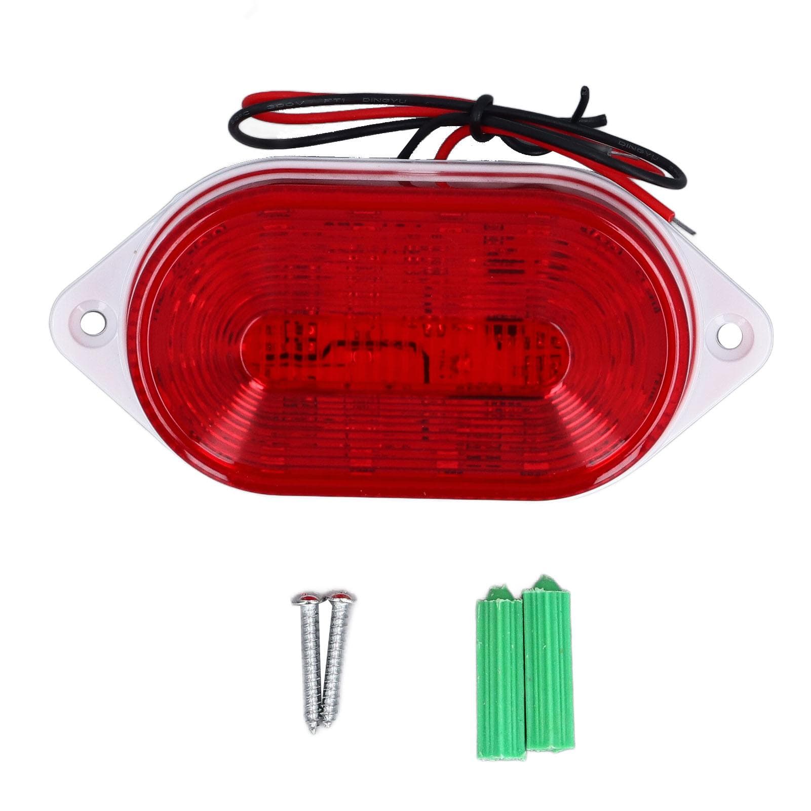 Strobe Siren Alarm DC12V High Decibel Quick Response 360 Deg Coverage Waterproof Sound and Light