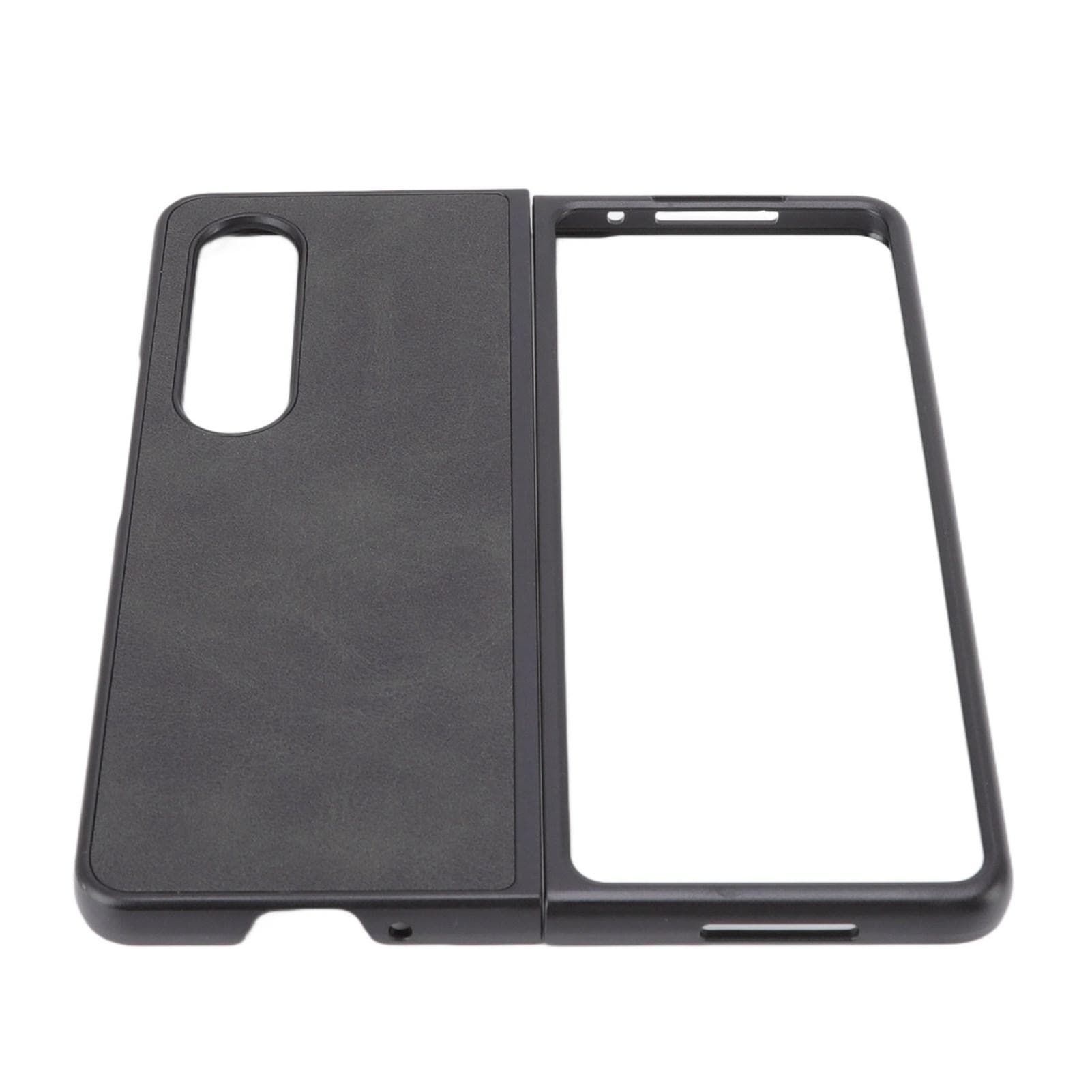 Foldable Phone Case Shockproof Protective Cover Scratch Resistant for Samsung Galaxy Z Fold 4 Black black