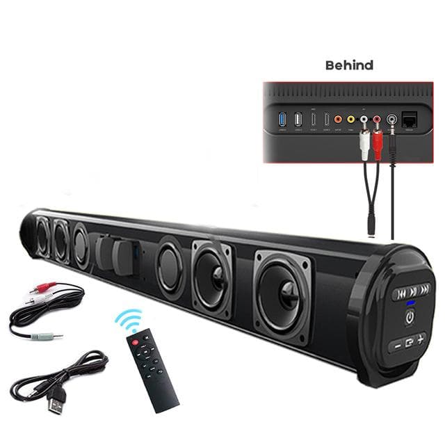 Wireless Bluetooth Sound bar Speaker System Super Power Sound Speaker Wired Wireless Surround Stereo Home Theater TV Projector