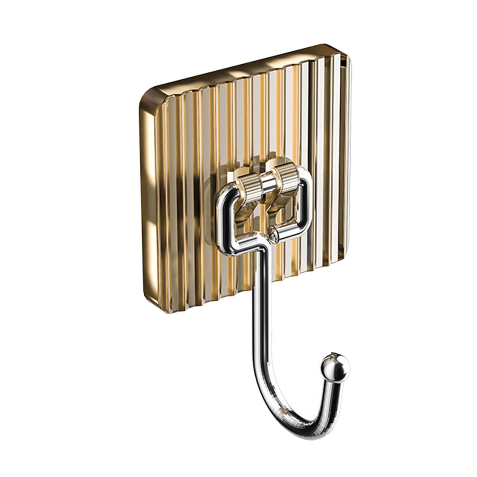 Adhesive Hook Punch Free Holder Strong Self Sticky Hanger Seamless Wall Kitchen Bathroom Hook champagne