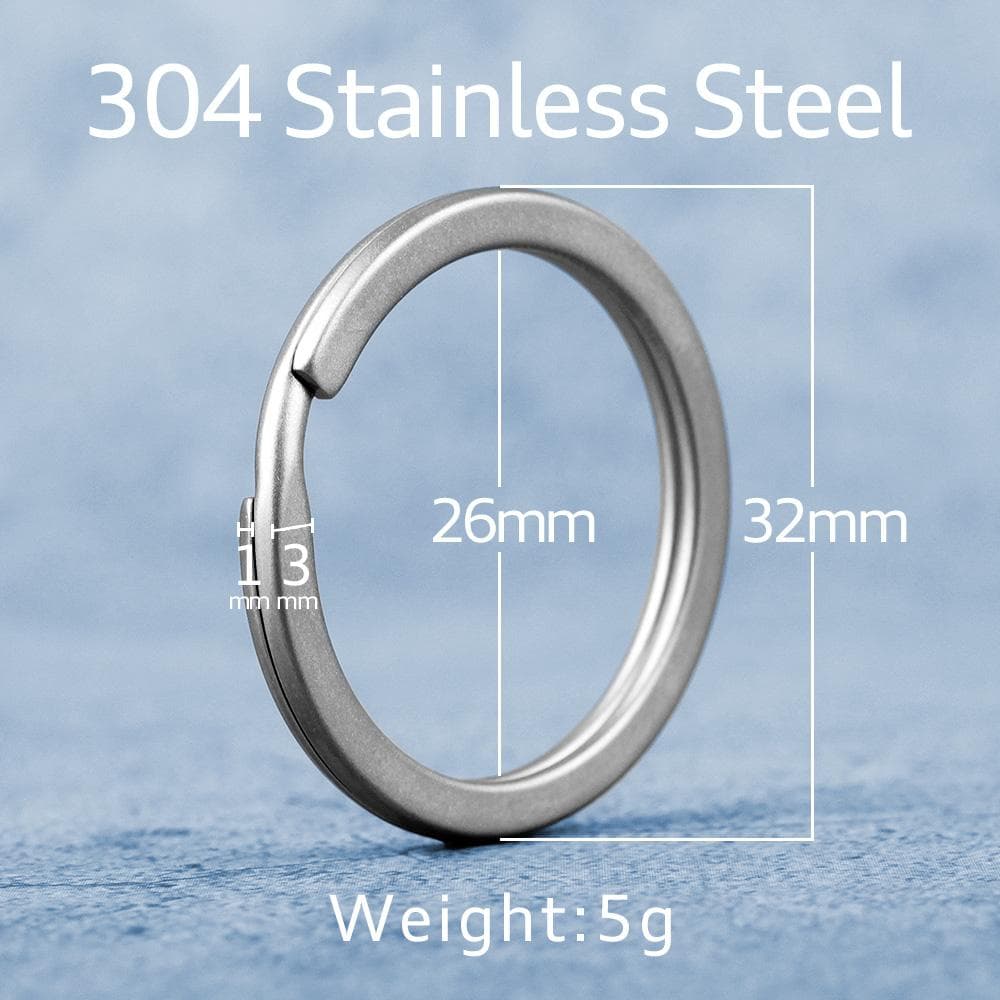 Real Titanium Alloy Key Rings Keychains Buckle Pendant Super Lightweight Man Car Keychain for Male Creativity Gift Wholesale
