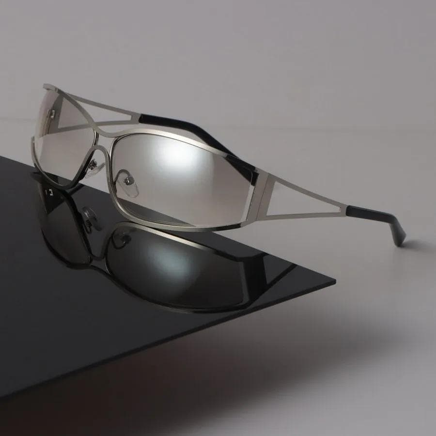 Vintage Square Mirror Sunglasses for Women Men Fashion Designer Sun Glasses Casual Colors Oculos De Sol Unisex Other