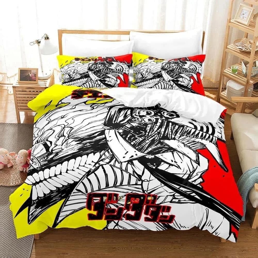3D Printed Cartoons Dandadan Takakura Ken Bedding Set Single Twin Full Queen King Size Bed Set Adult Kid Bedroom Duvetcover Sets 70x133cm 2pcs