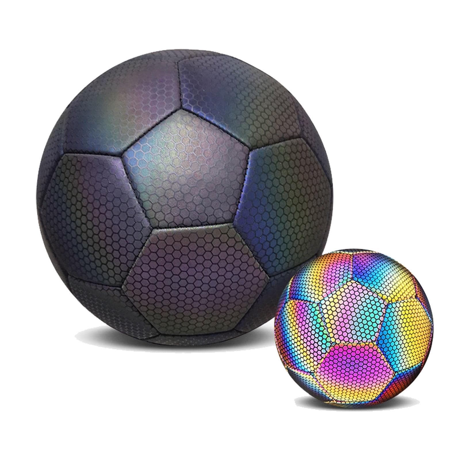 Luminous Reflective Football Luminous Soccer Ball Training Ball for Normal Games Performances