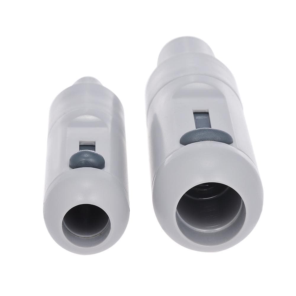 2pcs Plastic Universal Saliva Swivel Sucker Suction Handle With Adjustable Valve Strong Weak Suction