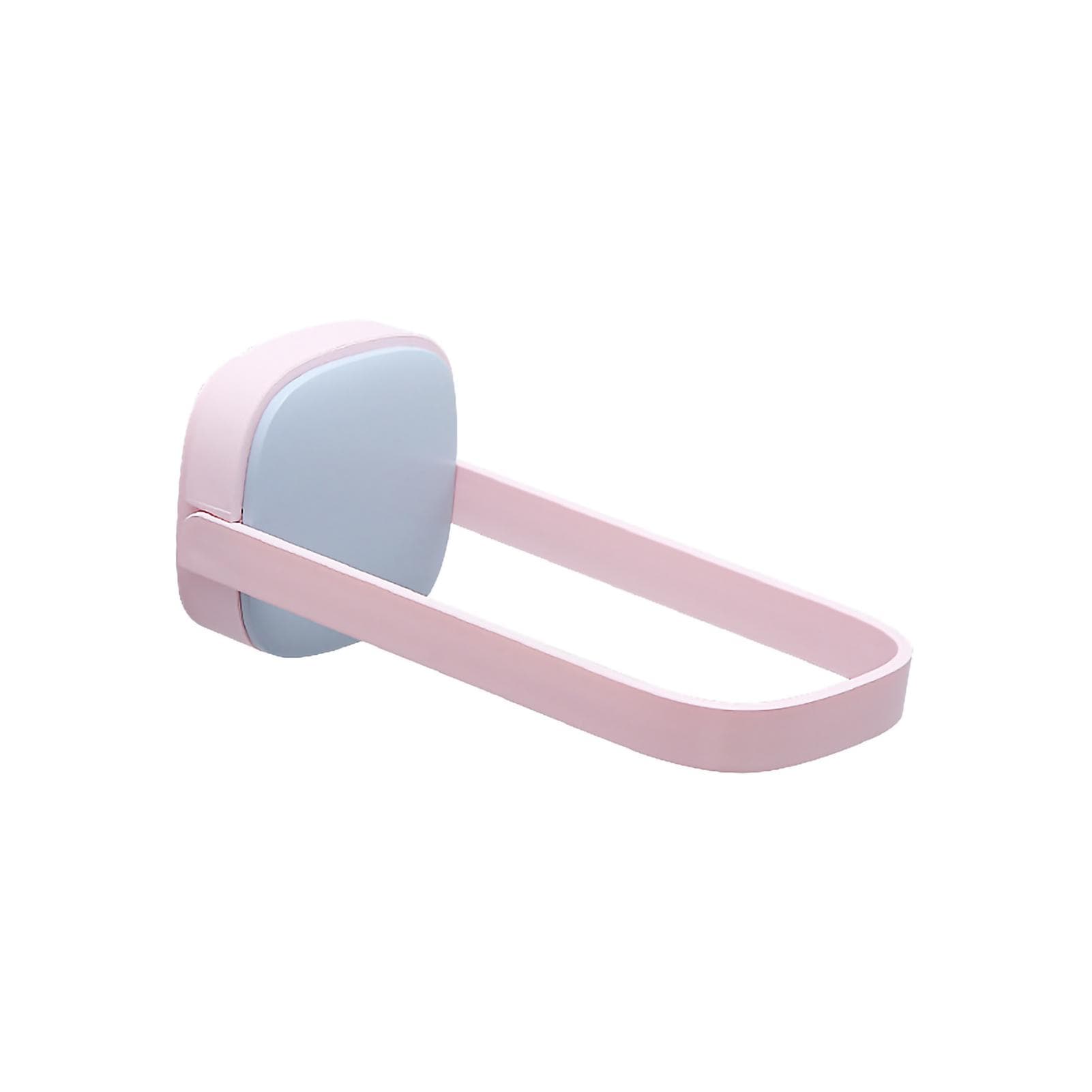 U Shape Hanger Holder Rack Rounded Corner Foldable Wall Mounted Hanger Rack For Bathroom Balcony