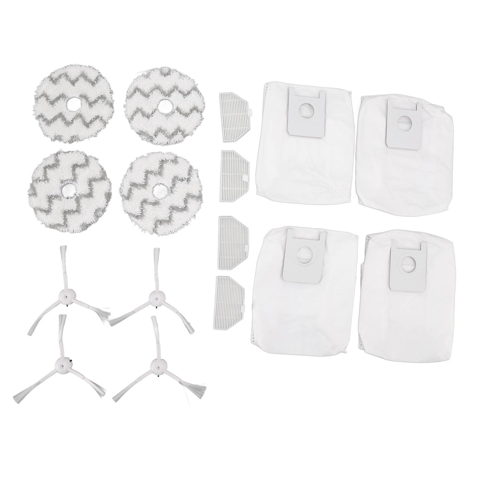 Dust Bag Filter Rag Side Brush Set Robot Vacuum Cleaner Accessories for Roidmi EVA SDJ06RM