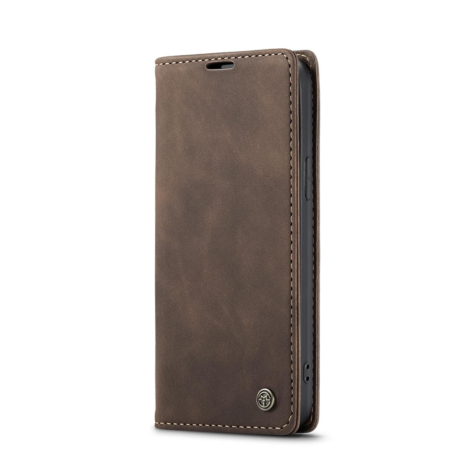 For OnePlus Full Series Case One Plus Nord OnePlus 7 7Pro Wallet Style Retro Suede Premium PU Leather Business Flap Leather Cover Card Slot Design OnePlus 11 coffee