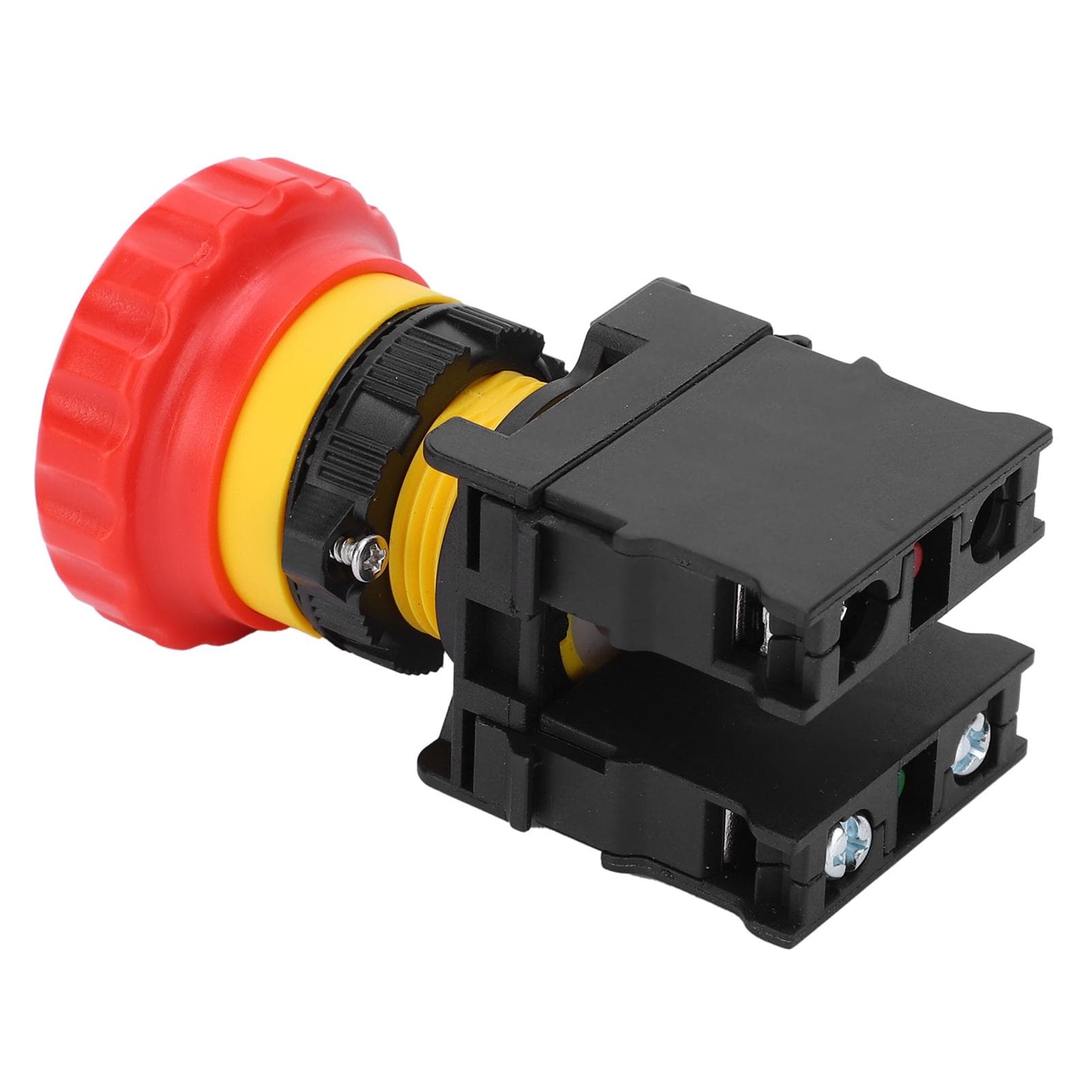 Emergency Stop Button Rotary Switch Manual Tools Industrial Hardware Red 10A 600V