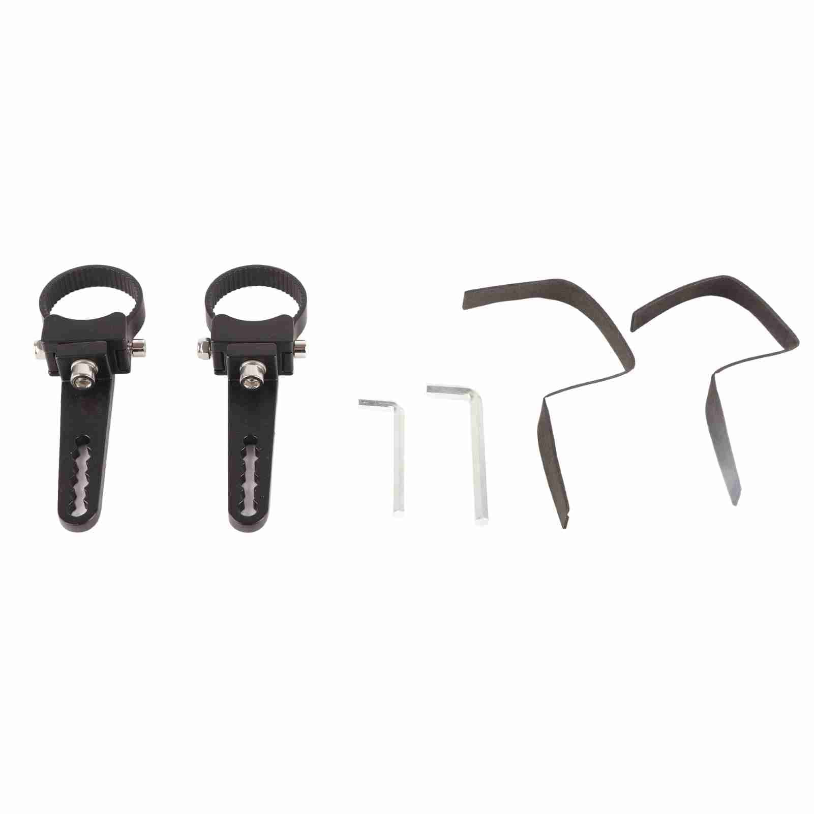 2.5  Aluminum Tube BullRoll Bar Mount Bracket Clamps Holder LED Car Truck Off Road Work Light