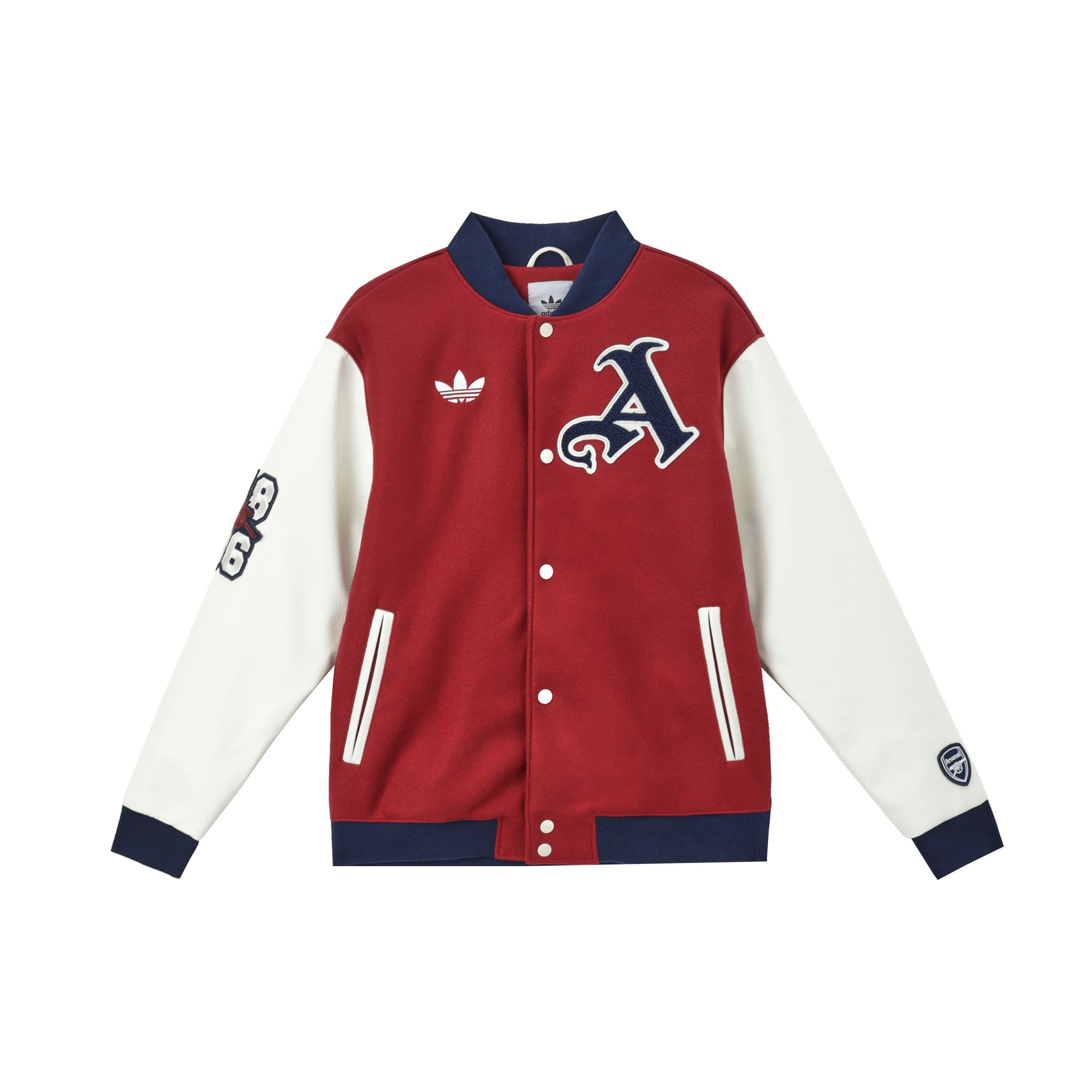 Adidas Originals Football Sports Series Letter Pattern Warm Comfortable Casual Cotton Jacket Men Jacket Elegant-Purple JF0560 S