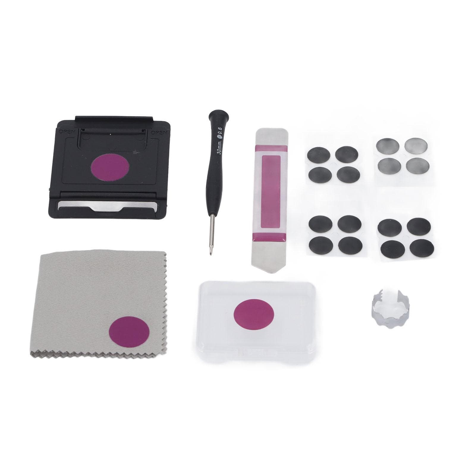 4 Sets Laptop Rubber Feet Non Slip Bottom Case Feet Replacement with Installation Tools for Air 12