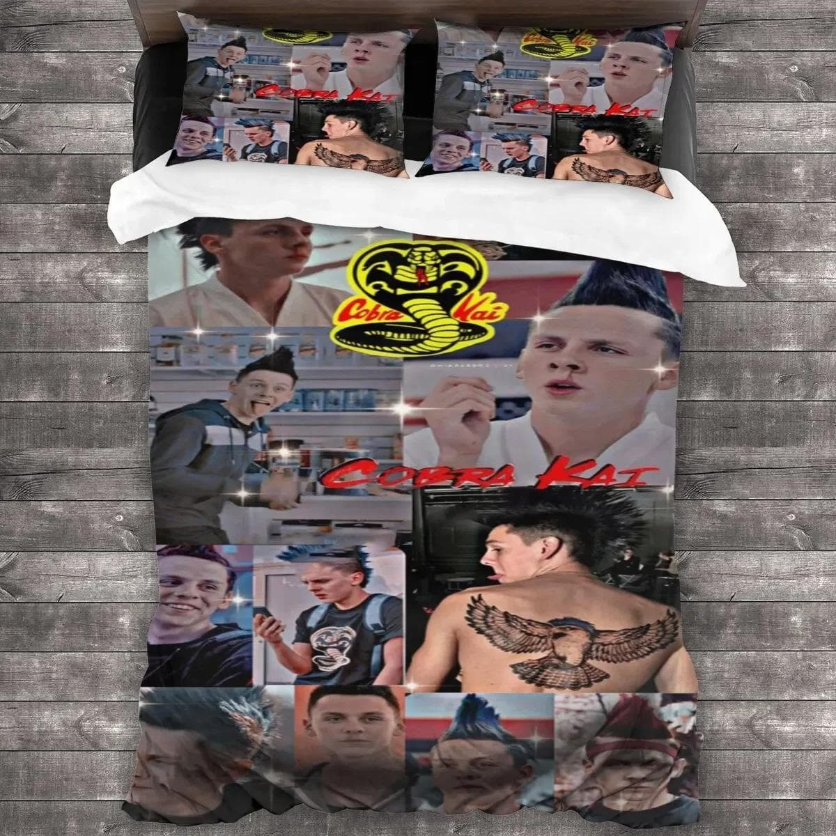 TV Series Cobra Kai Bedding Set Duvet Cover Bedroom Comforter Covers Single Twin King Size Quilt Cover Home Textile EU Single 135x200cm